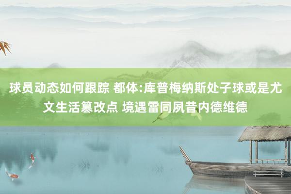 球员动态如何跟踪 都体:库普梅纳斯处子球或是尤文生活篡改点 境遇雷同夙昔内德维德