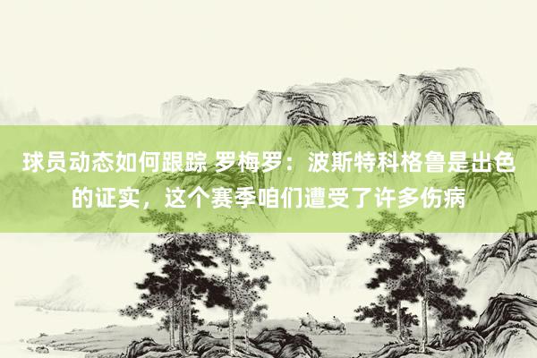 球员动态如何跟踪 罗梅罗：波斯特科格鲁是出色的证实，这个赛季咱们遭受了许多伤病