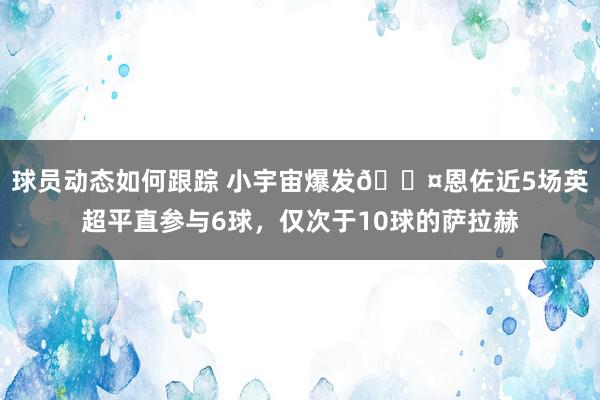 球员动态如何跟踪 小宇宙爆发😤恩佐近5场英超平直参与6球，仅次于10球的萨拉赫