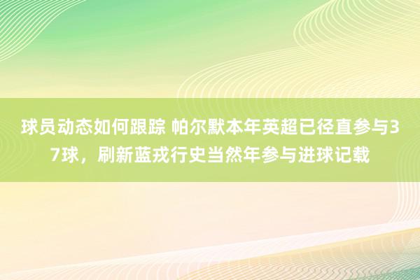 球员动态如何跟踪 帕尔默本年英超已径直参与37球，刷新蓝戎行史当然年参与进球记载