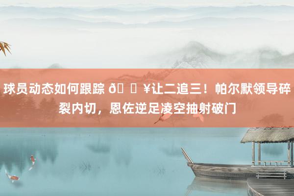 球员动态如何跟踪 💥让二追三！帕尔默领导碎裂内切，恩佐逆足凌空抽射破门